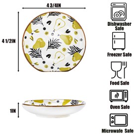 Cedilis Set of 8 Ceramic Spoon Rest for Stove Top, 4.7inch Stove Spoon Holder, Heat Resistant Cooking Utensil Rest for Kitchen, Spatula, Ladles, Tong, Coffee Spoons