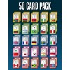 100 PICS SMART CARDS Countries & Flags, Great Gift, Stocking
