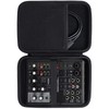 Khanka Storage Case Compatible for Yamaha Yamaha AG06/AG06MK2 Webcasting Mixer