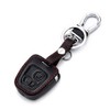 Happyit Leather Car Key Cover Button Remote Key