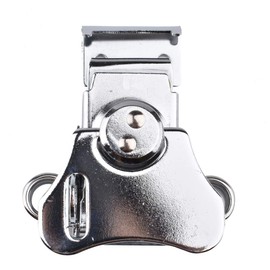 EWONICE 4Pcs Padlockable Steel Spring Loaded Butterfly Twist Latch and Keeper Toggle Clamp Toggle Clamp with Keyhole for Case Box Chest Closure