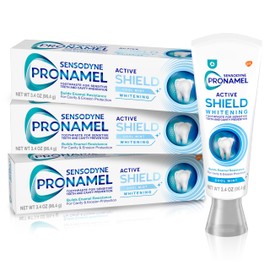Sensodyne Pronamel Active Shield Whitening Enamel Toothpaste, Cool Mint - 3.4 Ounces x 3