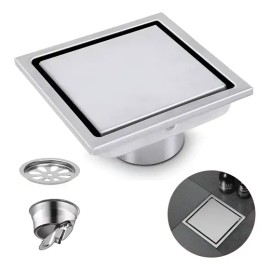 Coladera De Acero Inoxidable De Universal Check Anti Olores