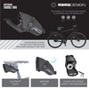 MOMODESIGN Bolsa de sillín para bicicleta SB01, universal para bicicleta