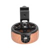 Round Side Camera Handle Handgrip Wooden Quick Release NATO Rail