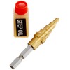TRUSCO NMS-13G Hex Shaft Step Drill, 2 Blades, Titanium Coating,