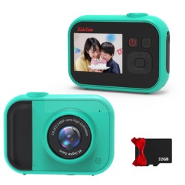 Digital Camera, Toy Camera, Kids Camera, 1080P HD, Recording, Timer Shooting, 4x Zoom, 2.0 Inches, IPS Screen, Multi-functional, USB Charging, Children's Digital Camera, Children's Digital Camera, Includes MP3/IPS Screen, 32GB Memory Card, Mini Camera, E