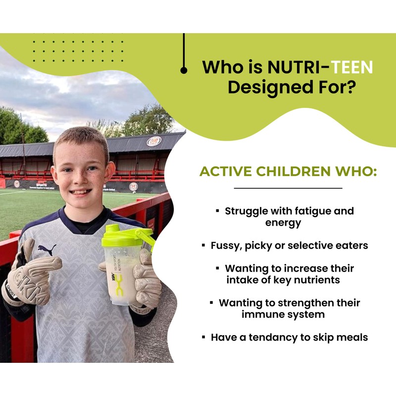 Nutri-Teen Shakes: Vanilla Ice Cream Flavour (500g) - Nutritionally Rich