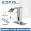CDLODIN Automatic Sensor Touchless Bathroom Faucet, Modern Chrome Bathroom Faucet