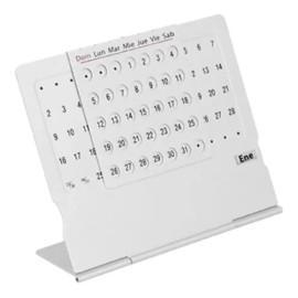 Mini Calendario Base, Rejilla Movible Y Ruleta De Aluminio                                                                                            