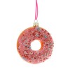 The Bridge Collection Pink Frosted Donut Ornament with Candy Sprinkles