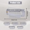 Pack of 6 Chunni Clips, Stainless Steel Hidden Wigs Clips
