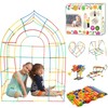 Straw STEM Building Toys 480 pcs Interlocking Plastic Educational Toys
