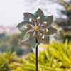 Stargarden Retro Outdoor Wind Spinners, 13.4 Inch Metal Wind Sculptures