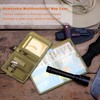 Map Case,Tactical Notebook,Waterproof map case for Hiking, Tactical, Outdoor Activities,