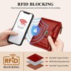 Blucoay Womens Wallet,RFID Blocking Wallet Women Soft Leather Bifold Wallets
