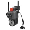 Outdoor Dual Lens Security Camera 1080P Mobile Tracking 360 Degree