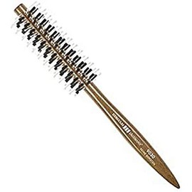 Hercules Sägemann Round Brushes in 5 Sizes, Dark Wood