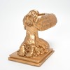 Mfjl 2PCS Kneeling Ark Angel Statue, Religious Memorial Figurine for