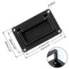 Biaungdo Concealed Recessed Pull Handle, Black Zinc Alloy Hidden Door