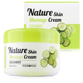 Foodaholic Nature Skin Cucumber Massage Cream 300ml / 푸드어홀릭 네이처스킨 오이 마사지 크림 300ml