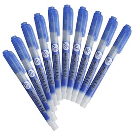Zebra B-WKS11-DB Optex 1 EZ Highlighter, Dark Blue, 10 Pieces