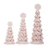 RAZ Imports Pink Peppermint Trees, 13 inches