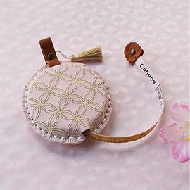 Cohana - Pink Leather Sakura (150cm) Measuring Tape - 1 Piece