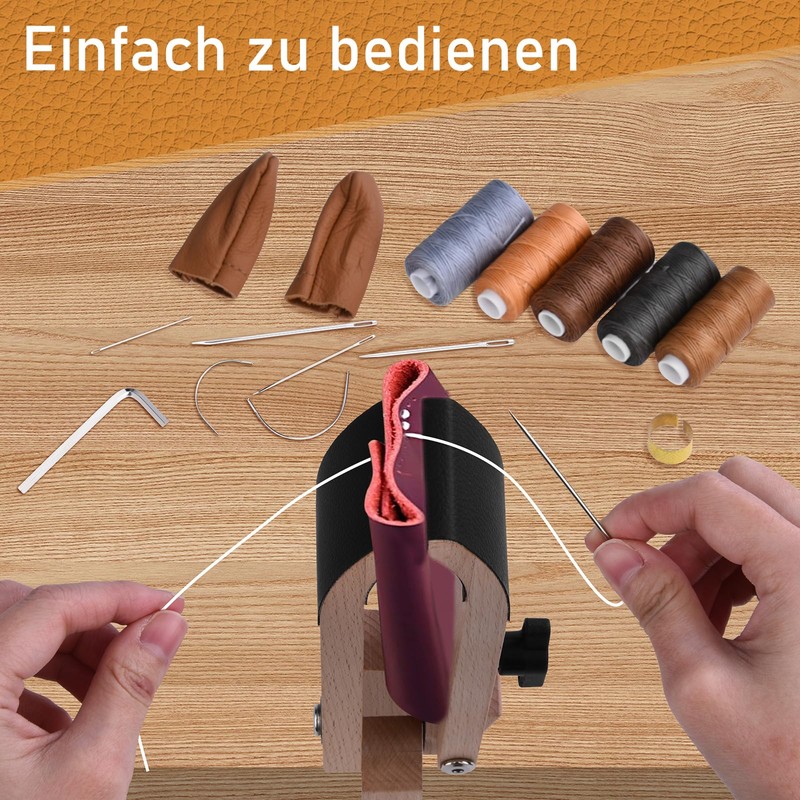 Leather Tool Pony, Leather Sewing Machine Pony Set Including Leather