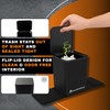 HAUSSIMPLE Car Trash Can with Lid, 0.8 Gallon Medium Car