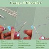 34 Pcs Hand Sewing Needles Set Long Sewing Needles Big