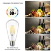 LVWIT 6 Pack Vintage LED Edison Bulbs 75W Equivalent 11W