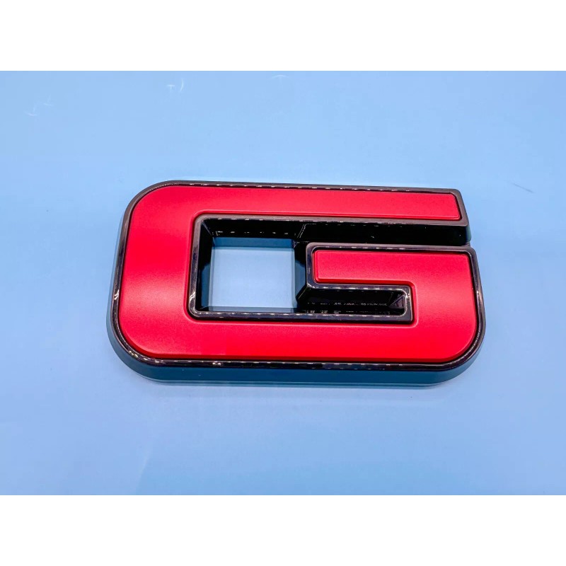 Auto Front Rear GMC Red Black Emblem Overlay 2019-2022 GMC