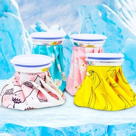 Character thermal/cold pouch, cold compress pack, warm compress pack, golf pouch, compress pouch, eye compress pack, waist compress pack. Ice pack 6 inches/white 3ea