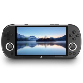 Trimui Smart Pro Retro Game Console 4.96-Inches 720x1280 IPS Screen Built-in 128G TF Card Video Gaming Consoles 5000mAh Lithium Battery Supports Multiple Simulators Casual Game Console(Black)