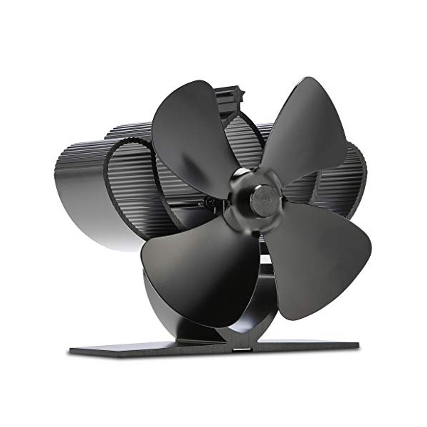 Netta 4 Blade Mini Woodburner Stove Fan - Silent Operation