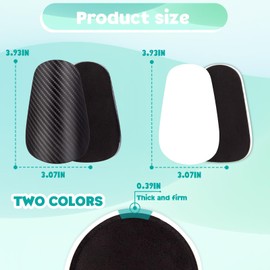 4Pcs Mini Shin Pads Soccer Shin Guards Small Protective Equipment Shin Guards for Kids Dark Grey and White Football Training Shin Pads for Boys Girls