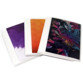 4 x 6 Photo Albums Pack of 3 - Brights, Each Mini Photo Album Holds Up to 48 4x6 Photos. Flexible, Removable Covers Come in Vibrant Colors