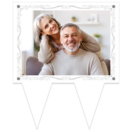 5X7 Waterproof Picture Frame for Grave, Acrylic Outdoor Picture Frame, 1pcs