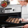 NutriChef Non-Stick Cookie Sheet Baking Pans, 2-Piece Oven Baking Trays