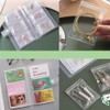 Transparent Jewelry Storage Book, 84 Grids Jewellery Necklace Book with