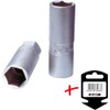 KS-Tools 911.1206-E 1/2 Socket for Spark Plugs, 21 mm