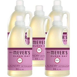 Undiluted Pure Castile Liquid Soap in Peony 18-in-1 All Natural Soap w/ Essential Oil Peony, All Purpose Castile Soap for Skincare, Hand Wash, Cleaning & More, 64 Fl OZ Bottle, 5 Bottles