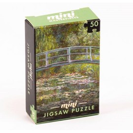 Set of 6 Mini Masterpiece Jigsaw Puzzle in a Matchbox - 50 piece. Assorted famous paintings - great travel size entertainment or Christmas Cracker Filler