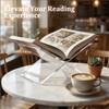 Clear Acrylic Book Stand, 12 x 8 x 6 in