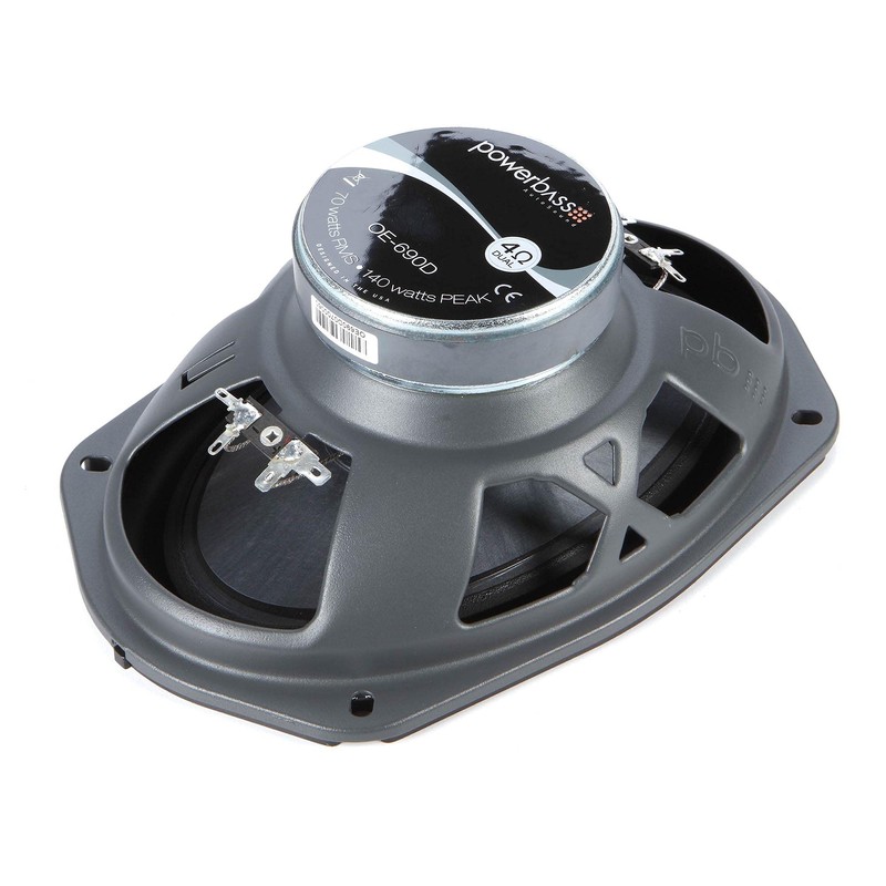 PowerBass OE-690D - 6"x9" 3-Way Speakers 100Wrms / 300Wmax (2-Ohm)