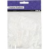 Feathers, size 5-12 cm, white, 15pcs