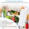 WP67005140 Refrigerator Freezer Door Handle Compatible with Whirlpool, Kenmore, Amana