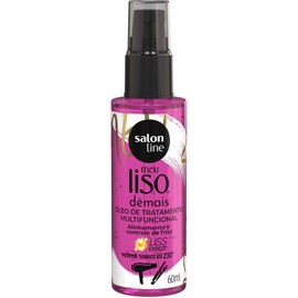 Salon Line - Linha Meu Liso (Demais) - Oleo de Tratamento Multifuncional 60 Ml - (My Straight (Too Much) - Multifunctional Treatment Oil 2 Fl Oz)