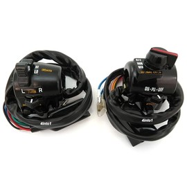 Reproduction Left and Right Handlebar Switch Assembly Fits Kawasaki KZ900 Z1 1973 1974 1975 1976 1977